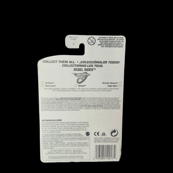 🆕️ HOT WHEELS 2005 Rebel Rides W-Oozie - Picture 5 of 5